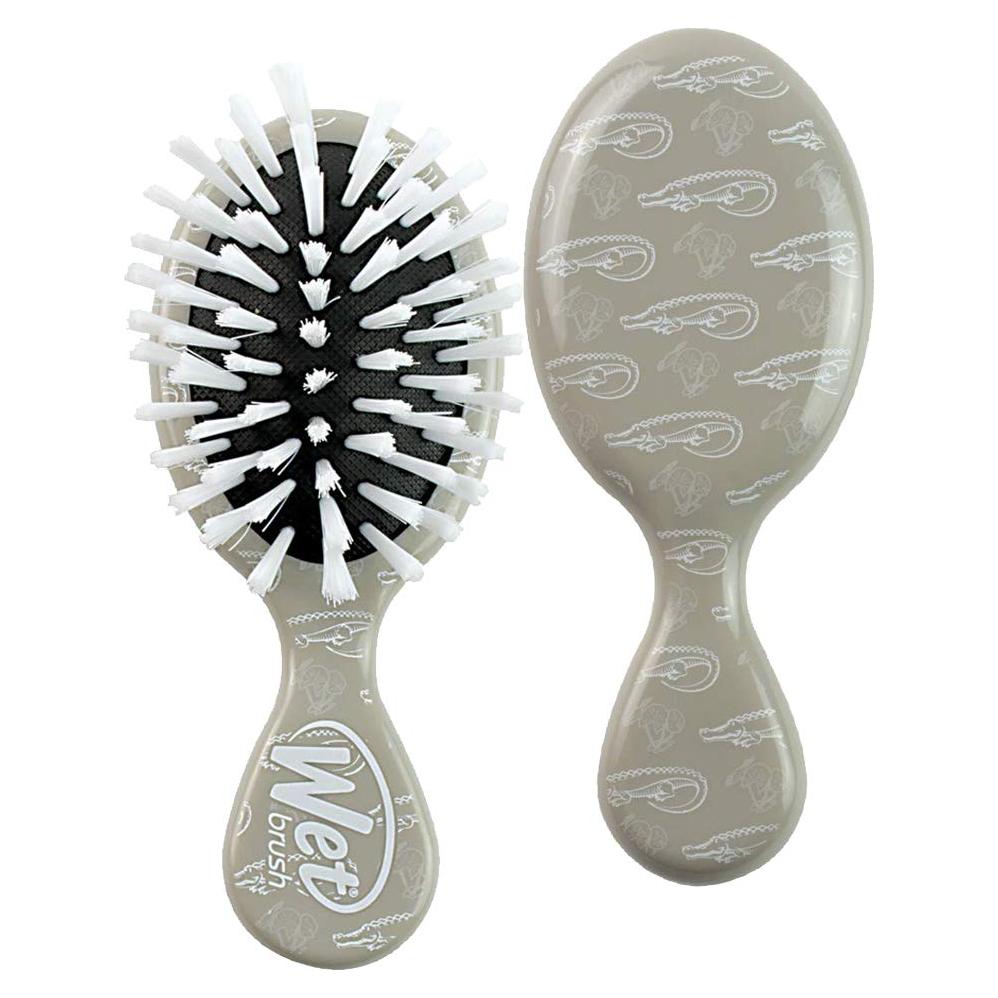 Cepillo Desenredador Wet Brush Mini Caimán Ceniza 10cm