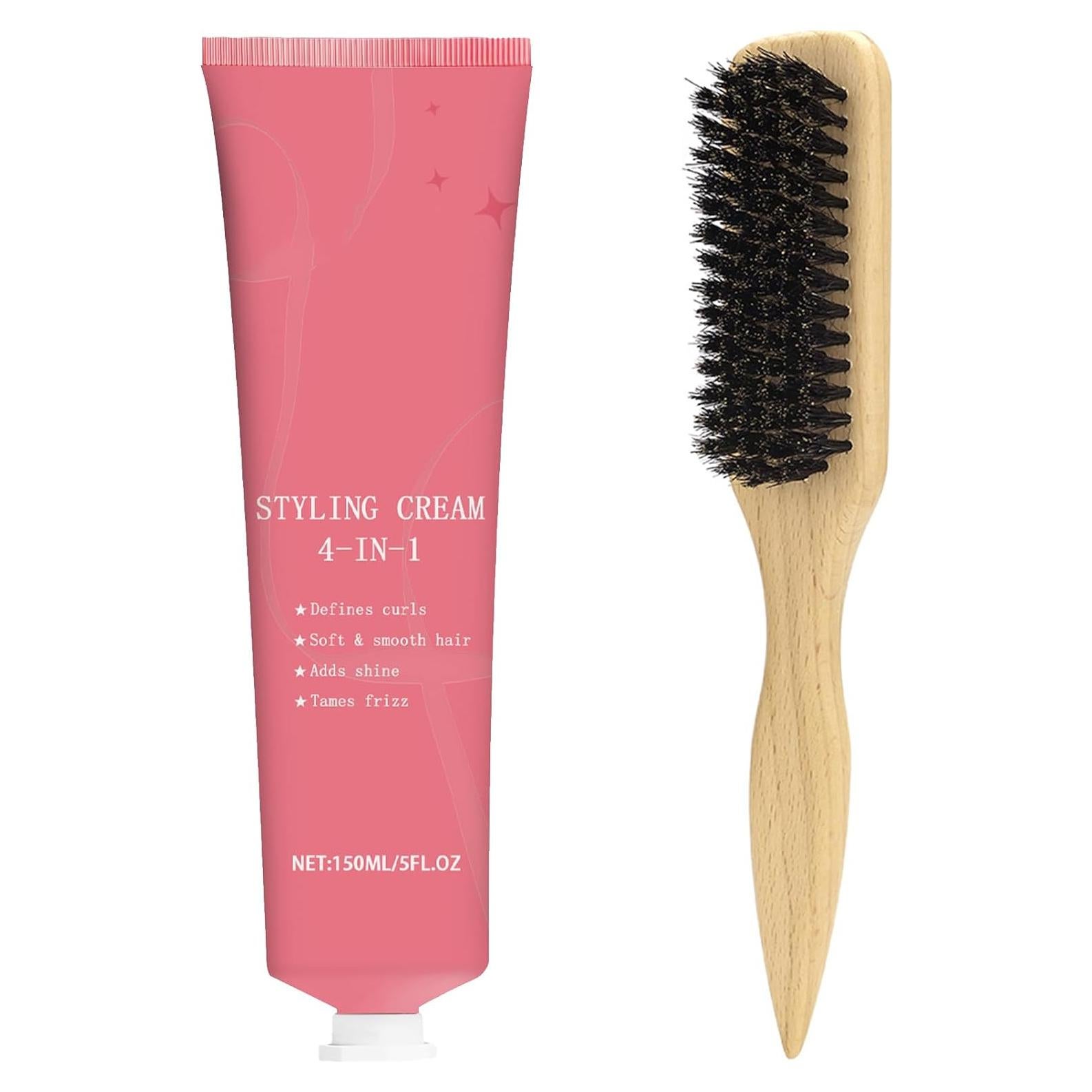 Conjunto Crema de Estilo y Cepillo SPRINGSUGAR para Cabello