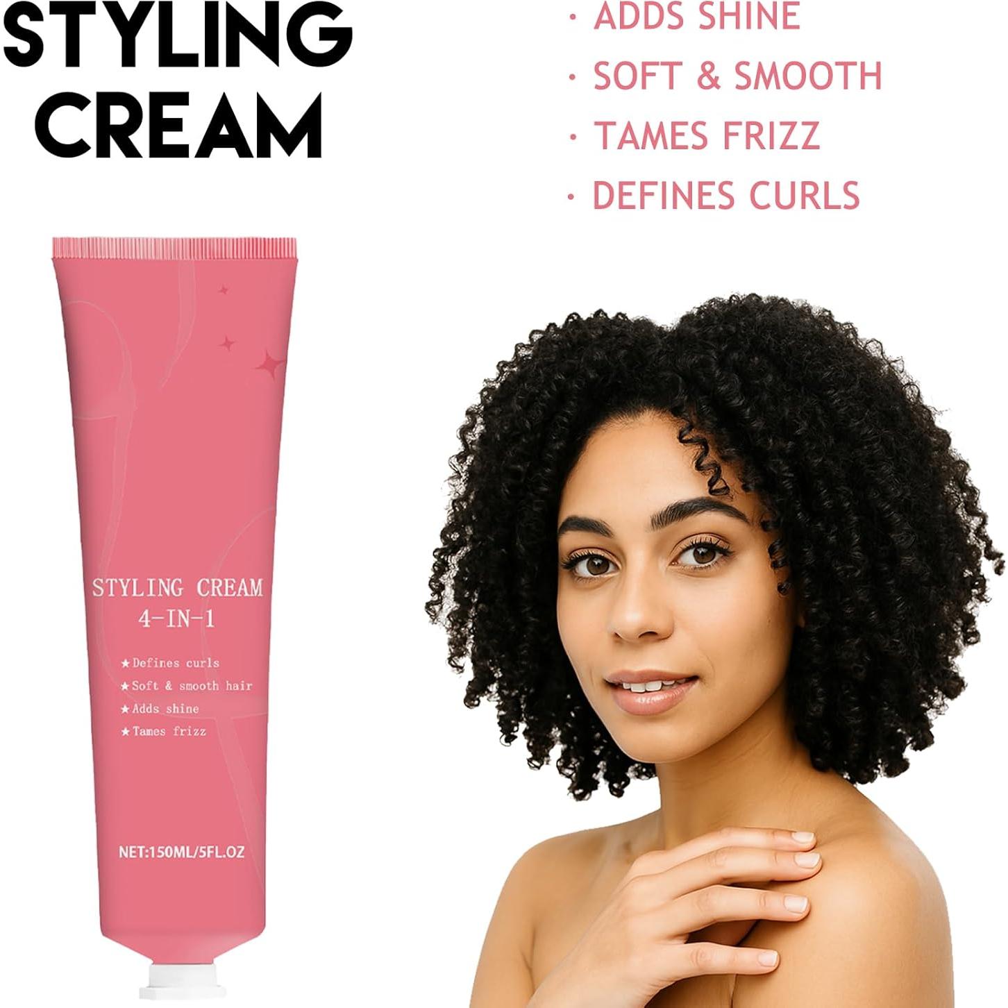 Conjunto Crema de Estilo y Cepillo SPRINGSUGAR para Cabello