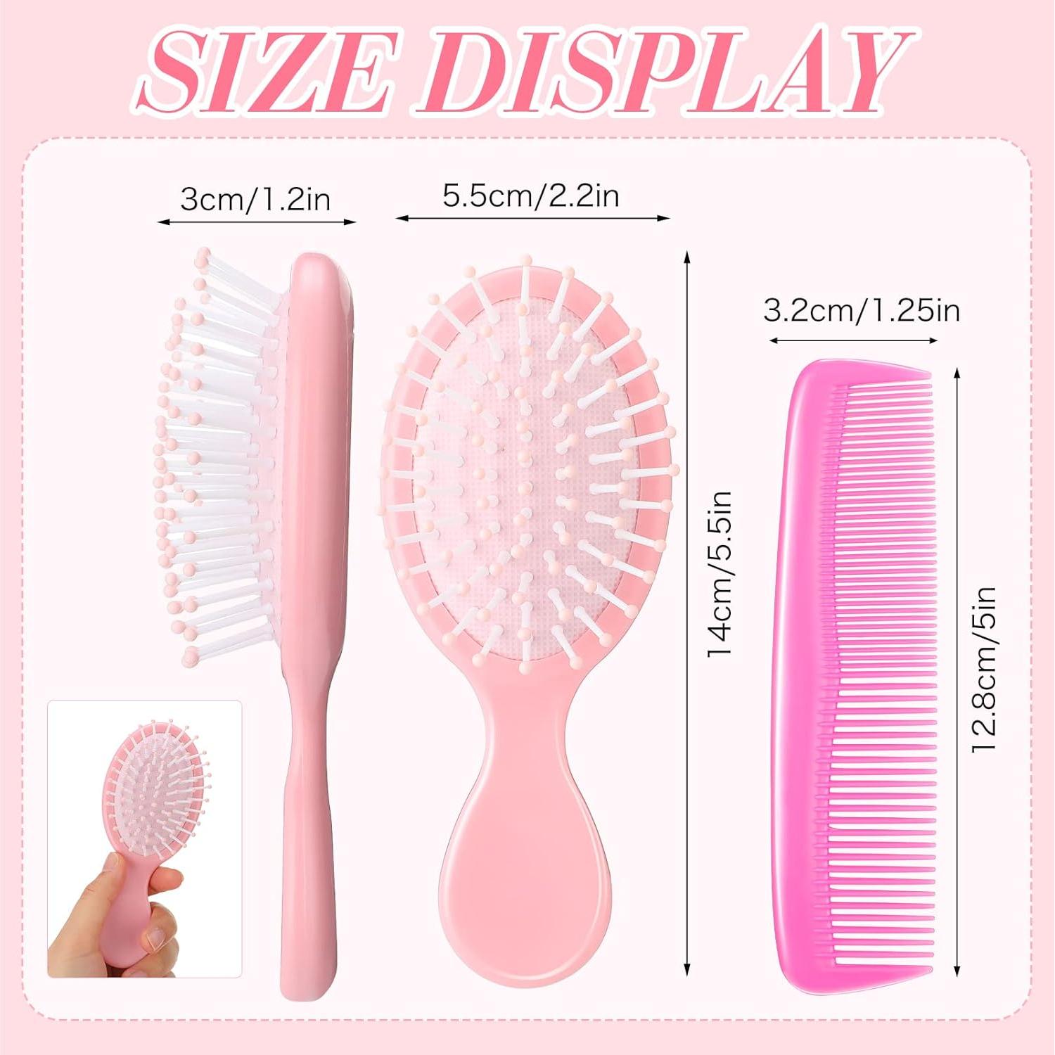 Juego de Cepillos y Peines de Viaje Nuanchu - 12 Piezas