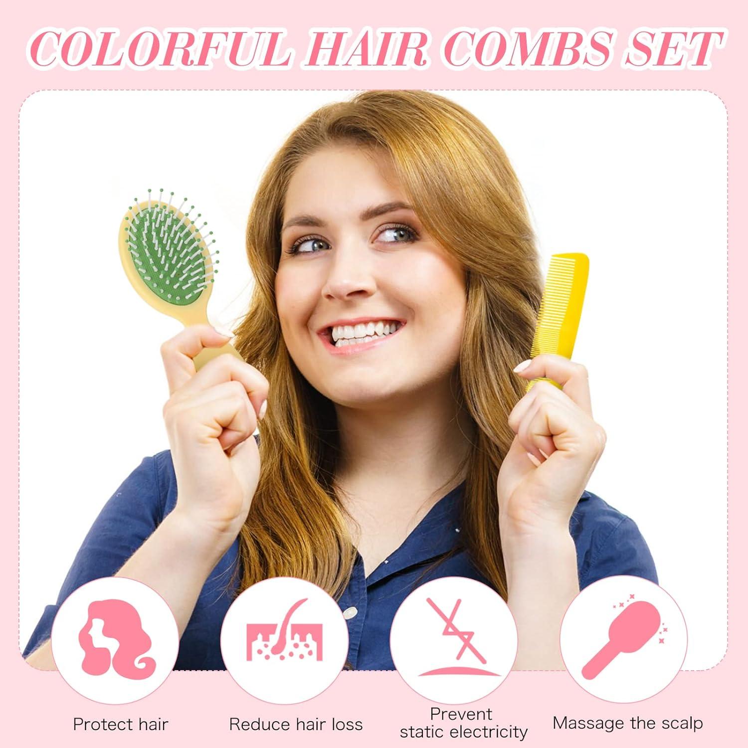 Juego de Cepillos y Peines de Viaje Nuanchu - 12 Piezas