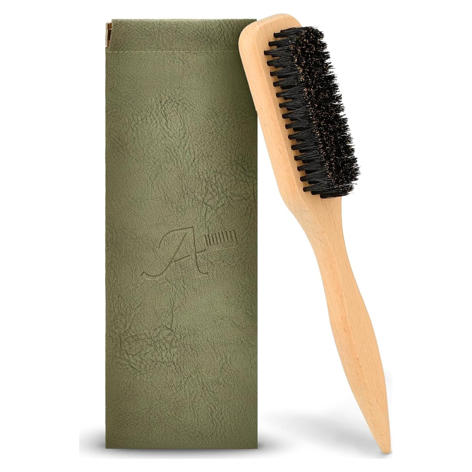 Cepillo de Cerdas de Jabalí Ancable para Peinar Hombres y Mujeres