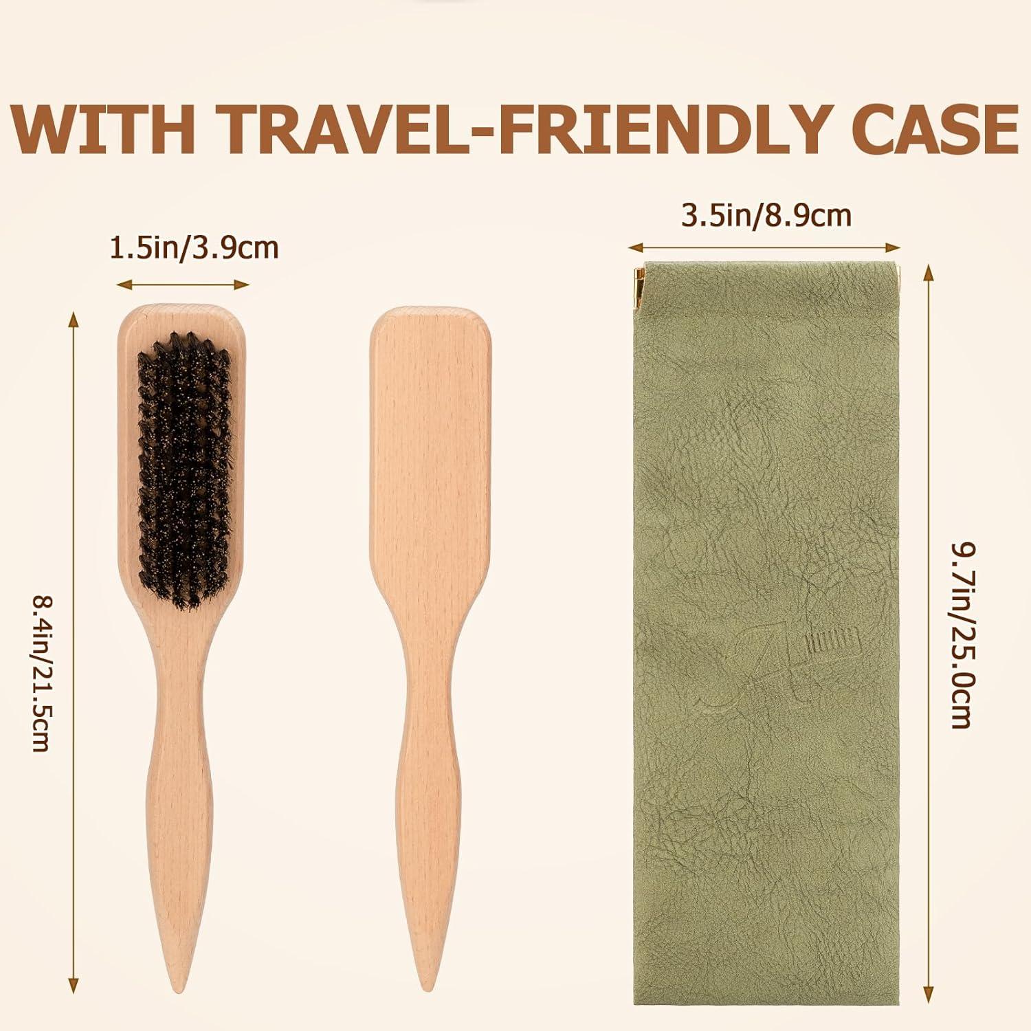 Cepillo de Cerdas de Jabalí Ancable para Peinar Hombres y Mujeres