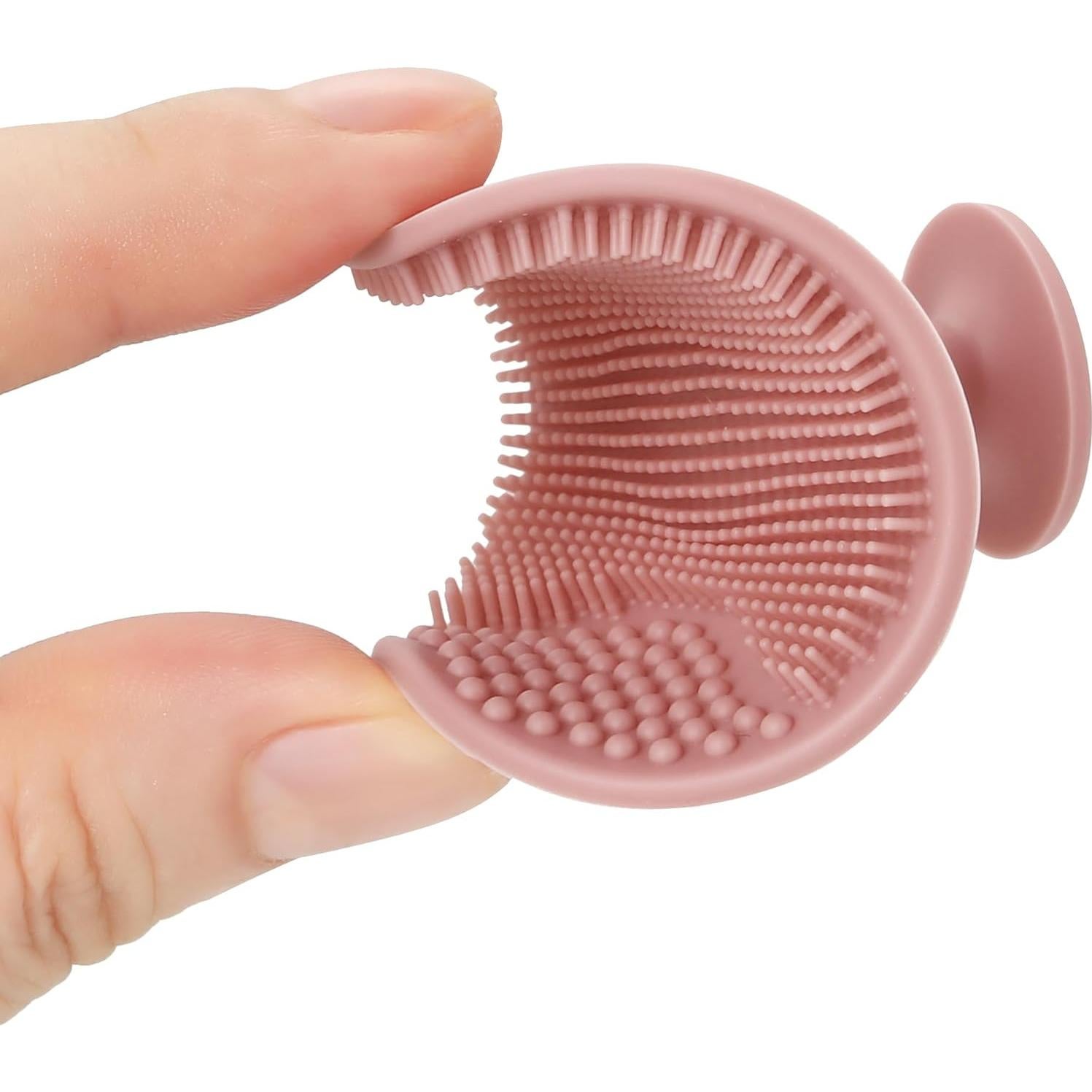 Cepillo de Baño de Silicona PandaEar para Bebés - Rosa, 4 Piezas