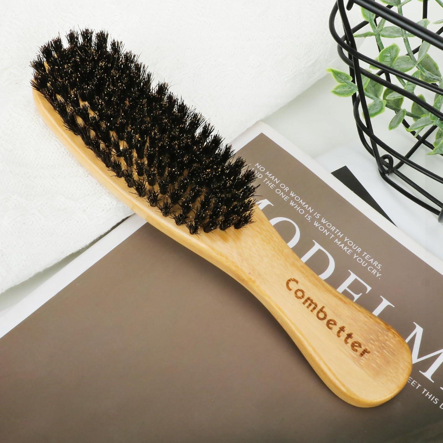 Cepillo de Cerdas de Jabalí Combetter - Alisador Mediano 19cm