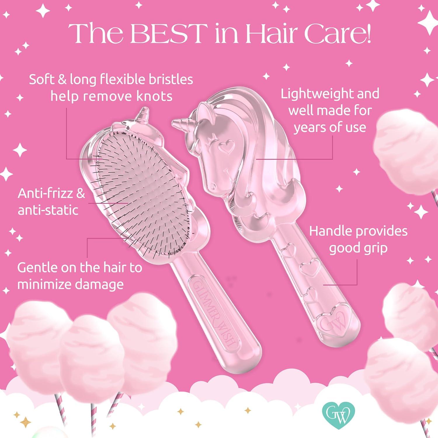 Cepillo Desenredante Unicornio Glimmer Wish - Suave y Antifrizz