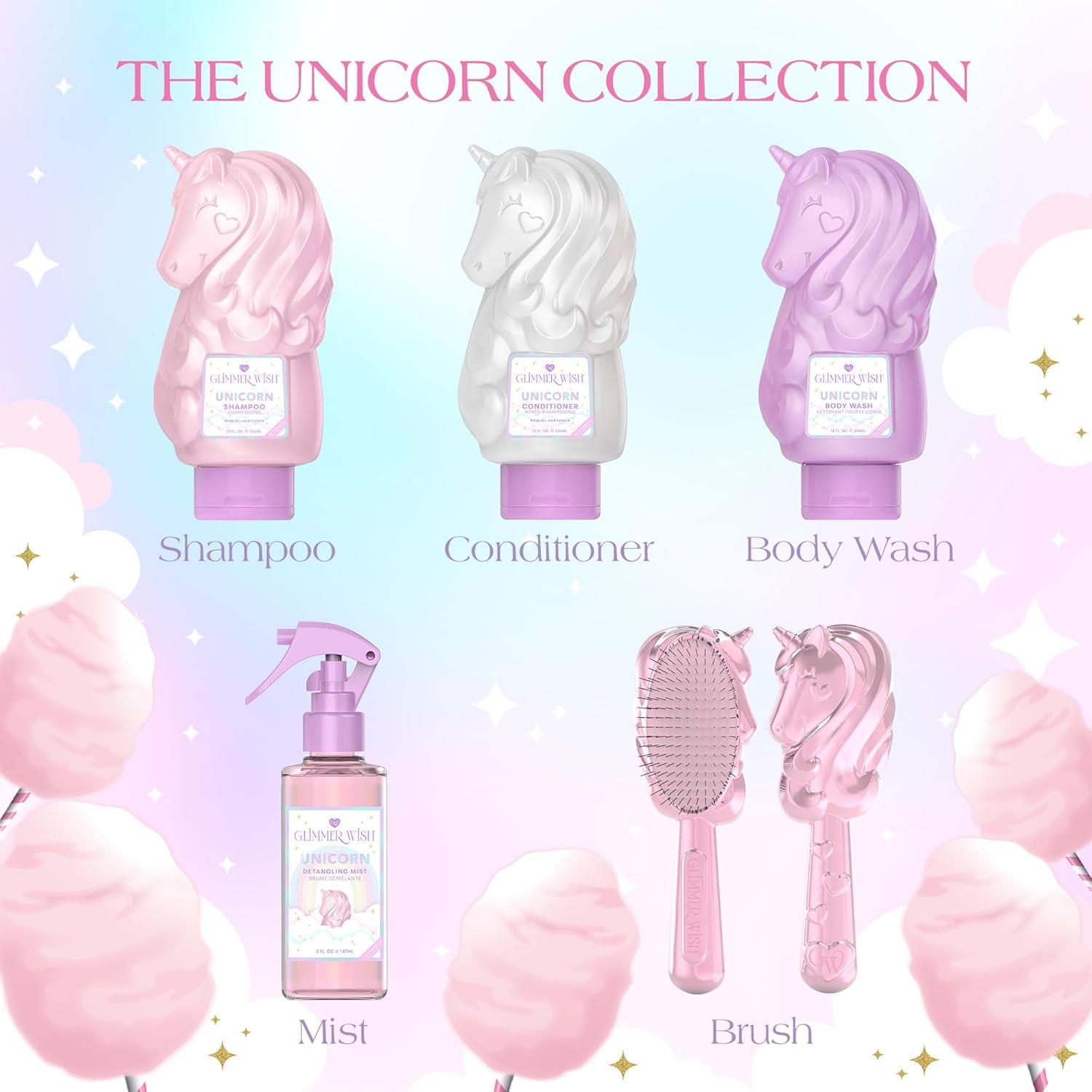 Cepillo Desenredante Unicornio Glimmer Wish - Suave y Antifrizz