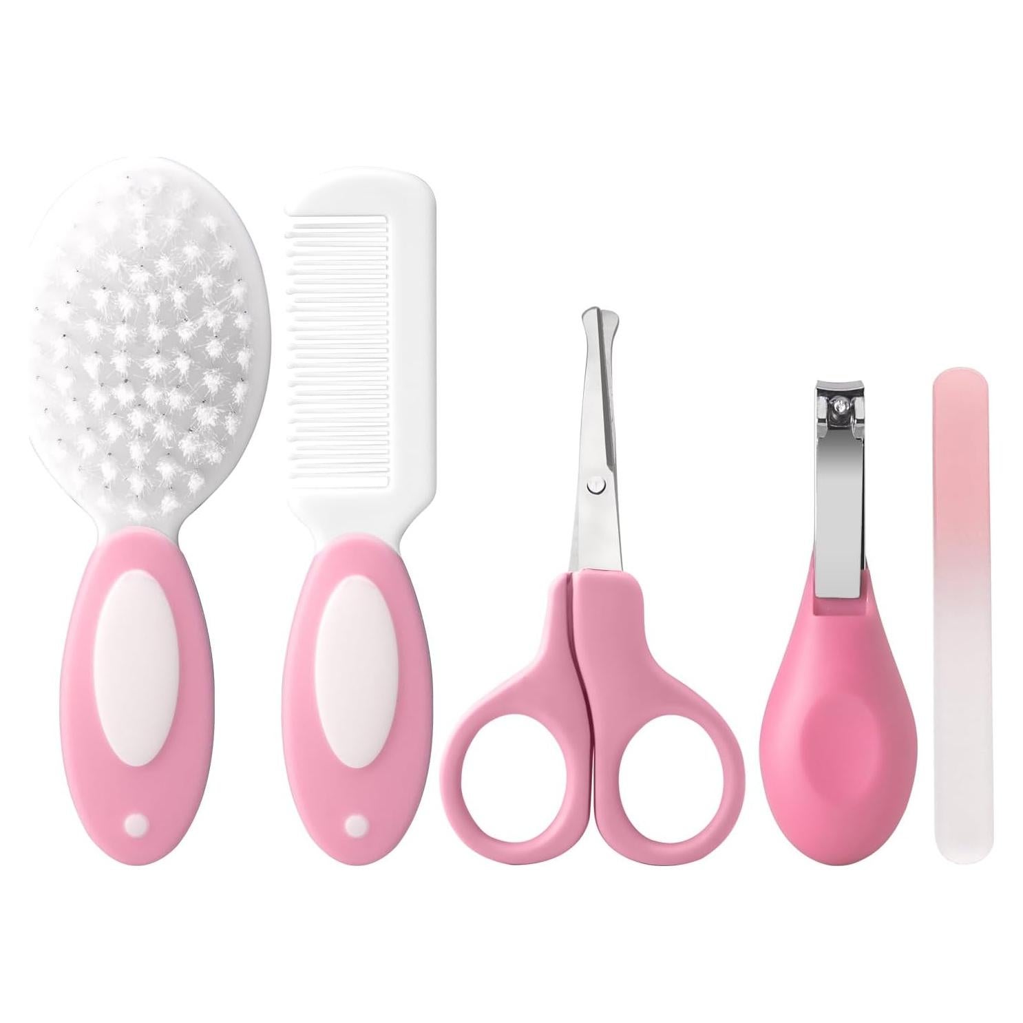 Kit de Cuidado para Bebés Bloomlet Baby 5 Piezas Rosa