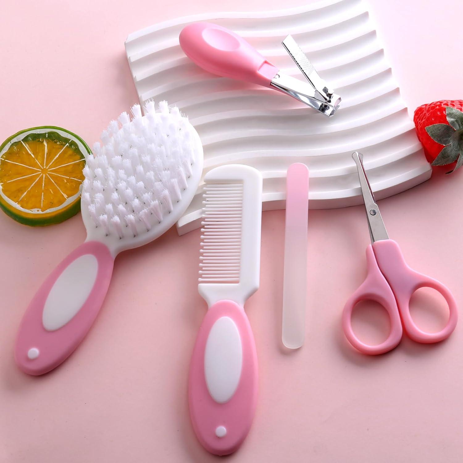 Kit de Cuidado para Bebés Bloomlet Baby 5 Piezas Rosa