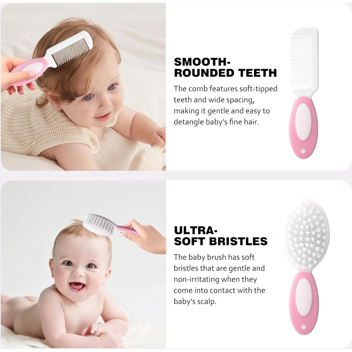 Kit de Cuidado para Bebés Bloomlet Baby 5 Piezas Rosa