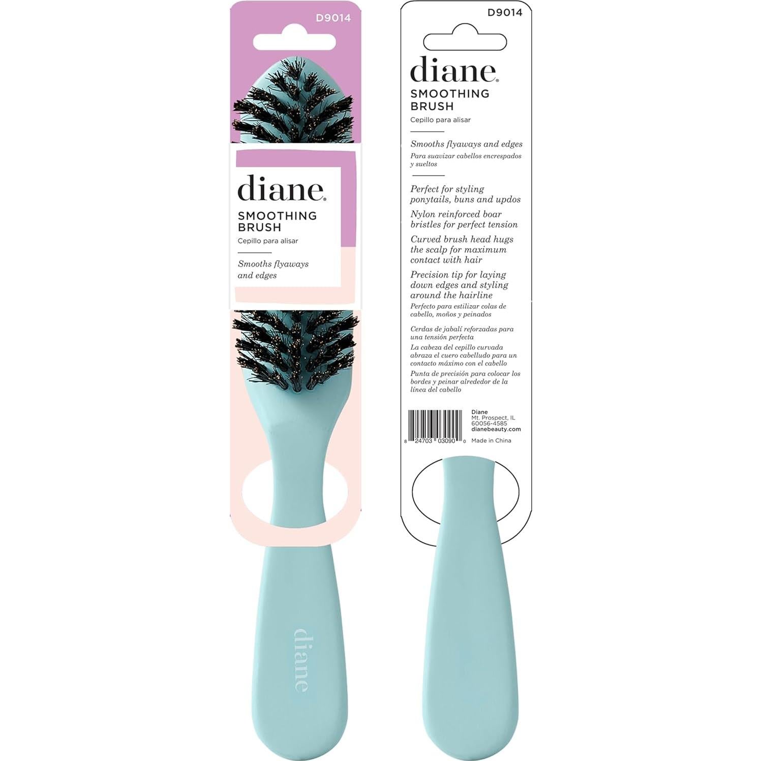 Cepillo Alisador Diane de Cerda 100% - Madera Real, Antifrizz