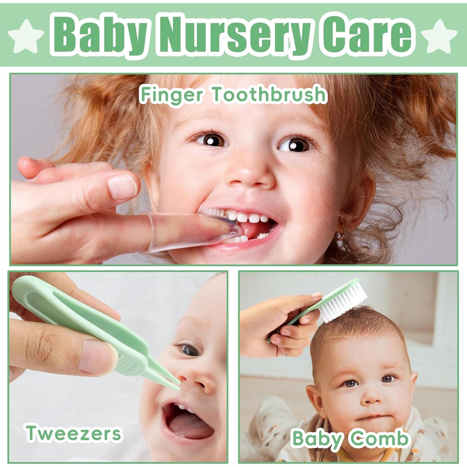 Kit de Cuidado para Bebés Qunlions 18 en 1 Verde