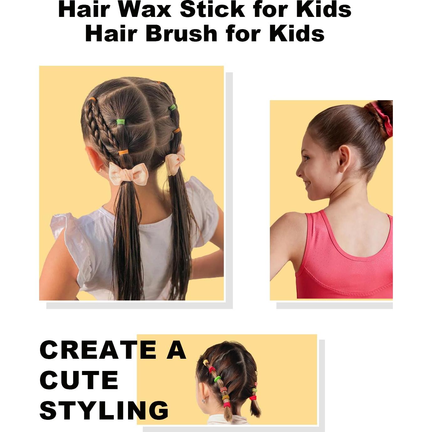 Juego de Cepillo y Barra de Cera para Cabello AnWoor - Control de Frizz