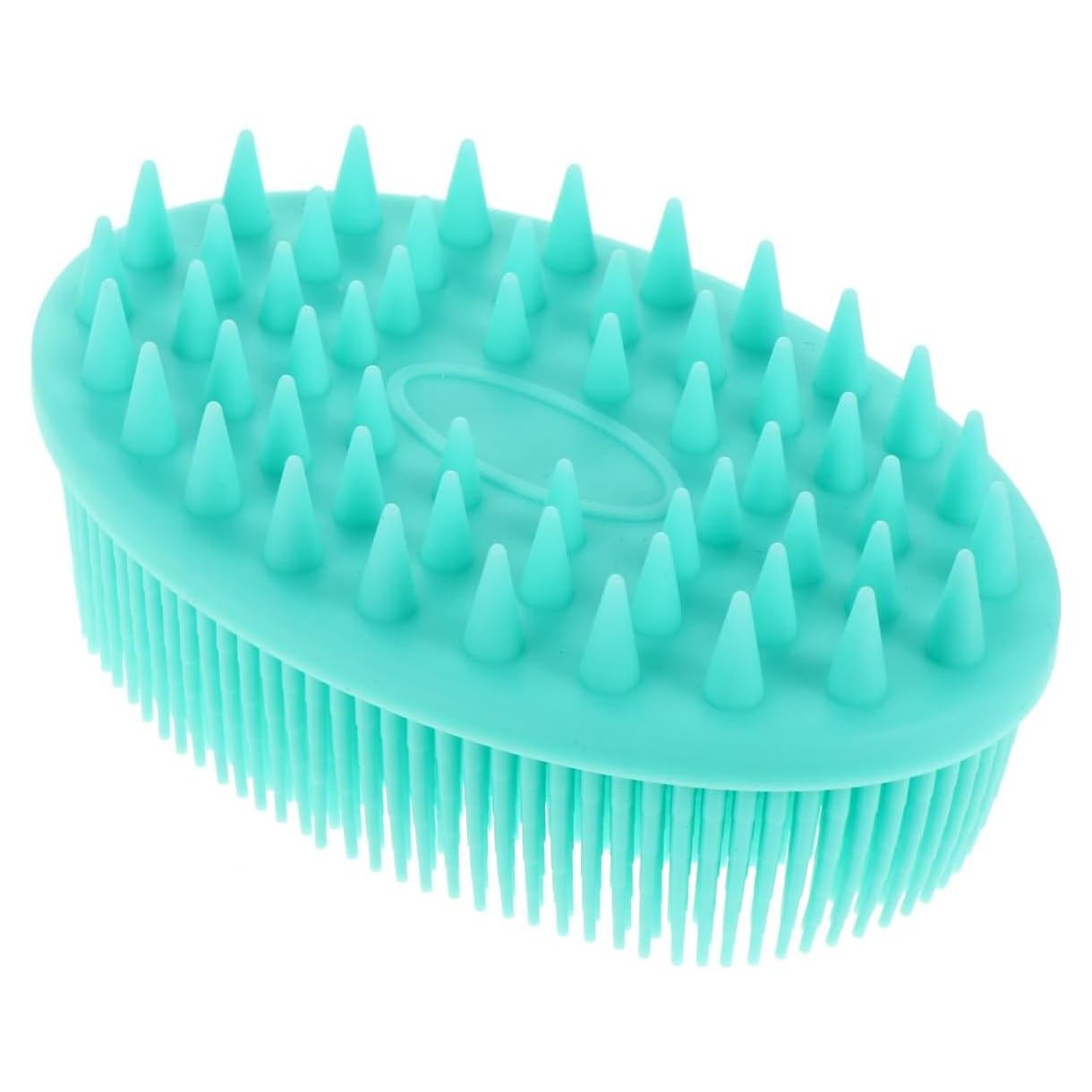 Cepillo de Baño de Silicona HEALLILY Doble Cara 12x8cm