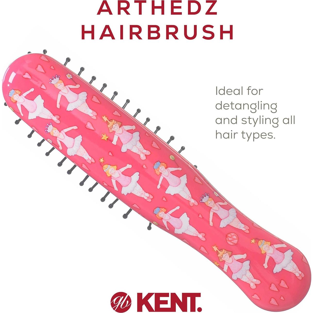 Cepillo Desenredante para Niños Kent ARTH1 con Cerdas Suaves