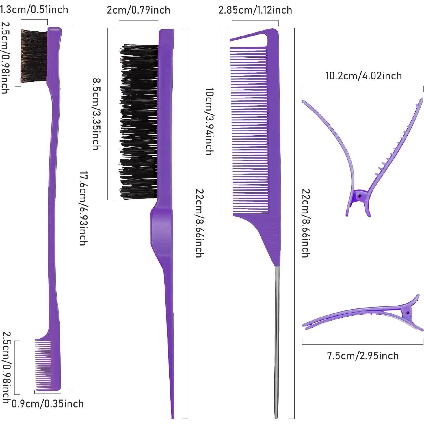 Juego de 12 Cepillos y Peines Remerry para Peinados