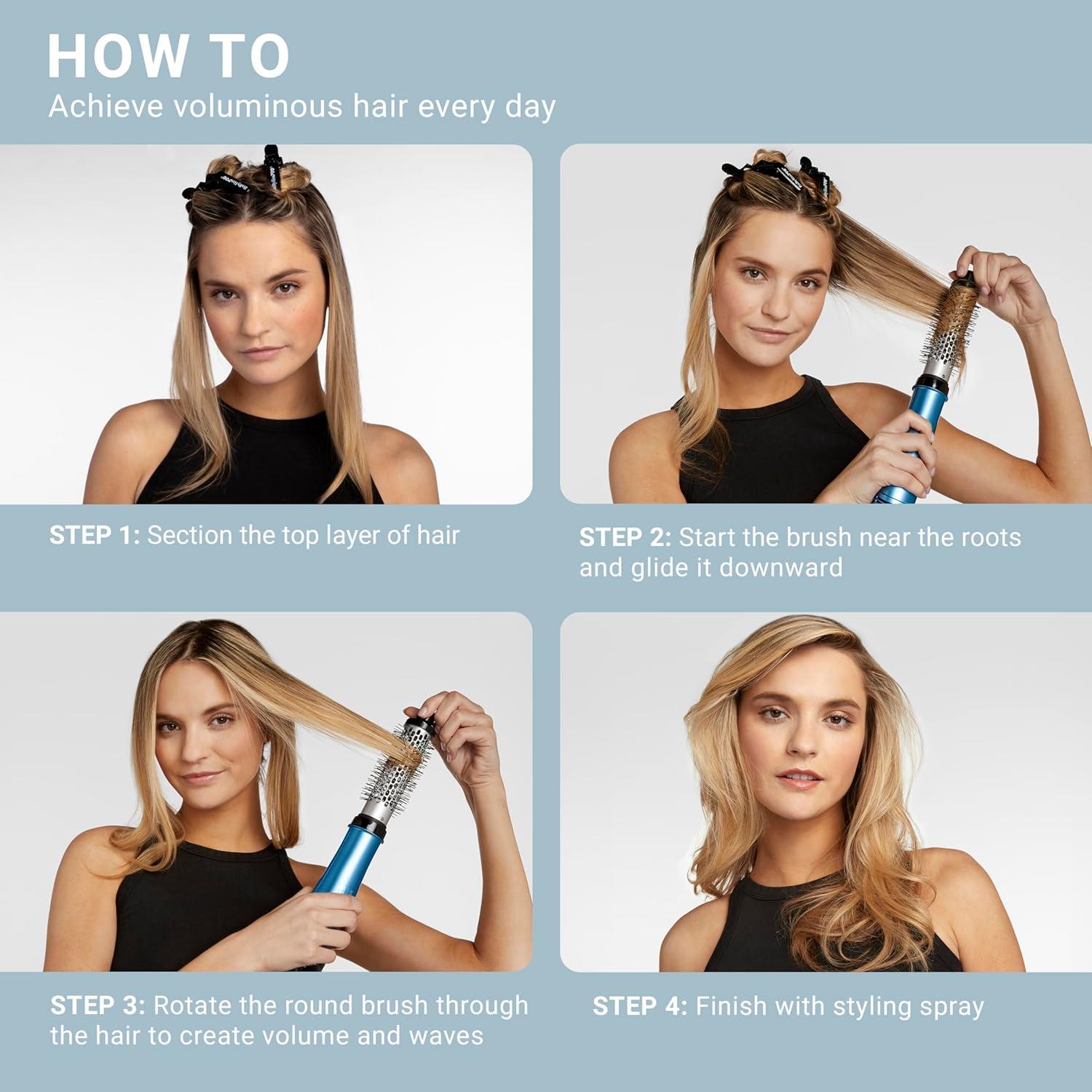 BaBylissPRO Cepillo de Aire Caliente 33cm Cerda Suave