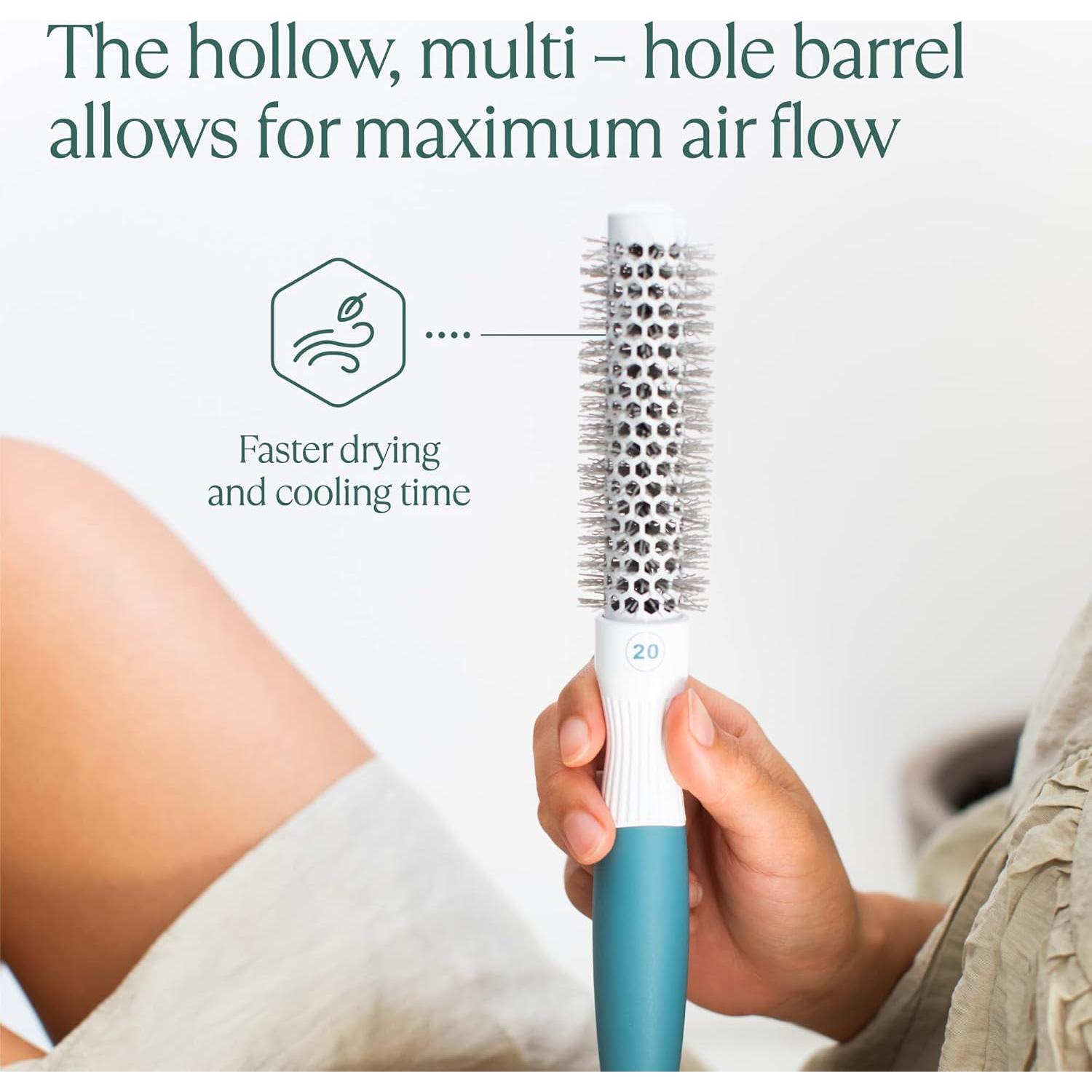 Cepillo Redondo Mini Osensia 1.9 cm para Cabello Seco o Húmedo