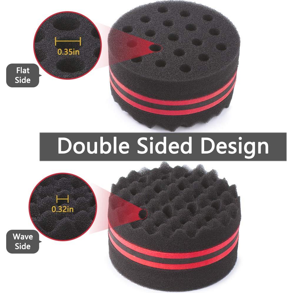 Esponja para Cabello Afro ORIY 2 Piezas Diseño Dual