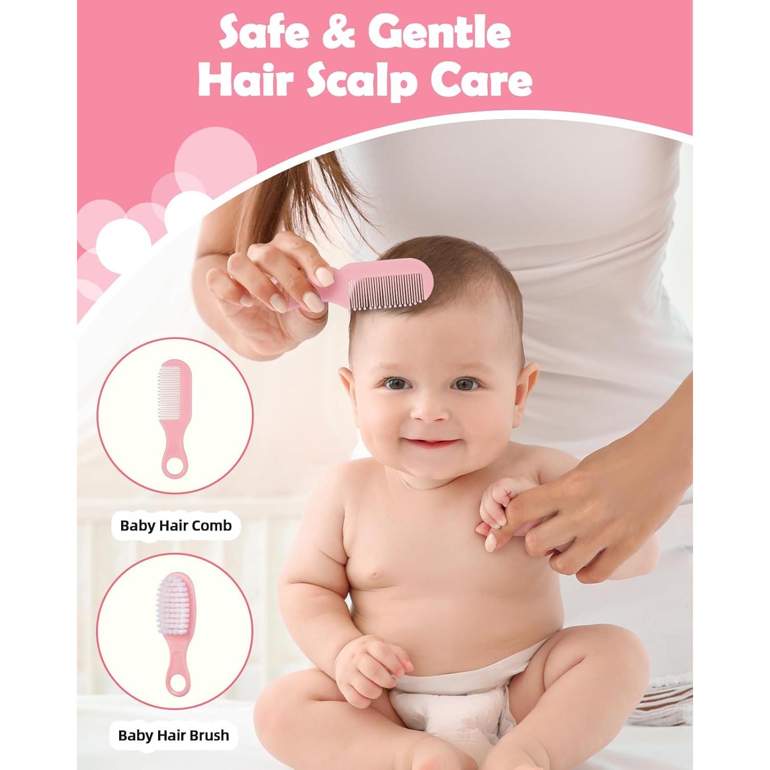 Kit de Cuidado para Bebés Lictin Rosa - 12 Piezas Seguras