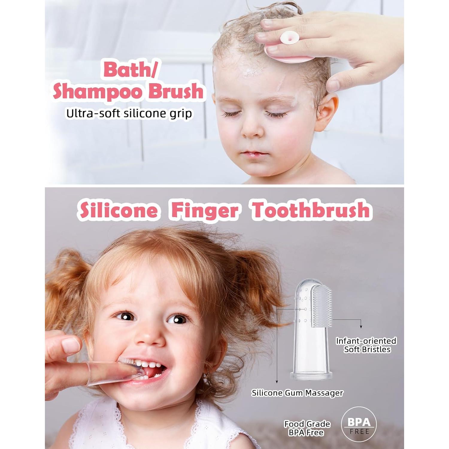 Kit de Cuidado para Bebés Lictin Rosa - 12 Piezas Seguras