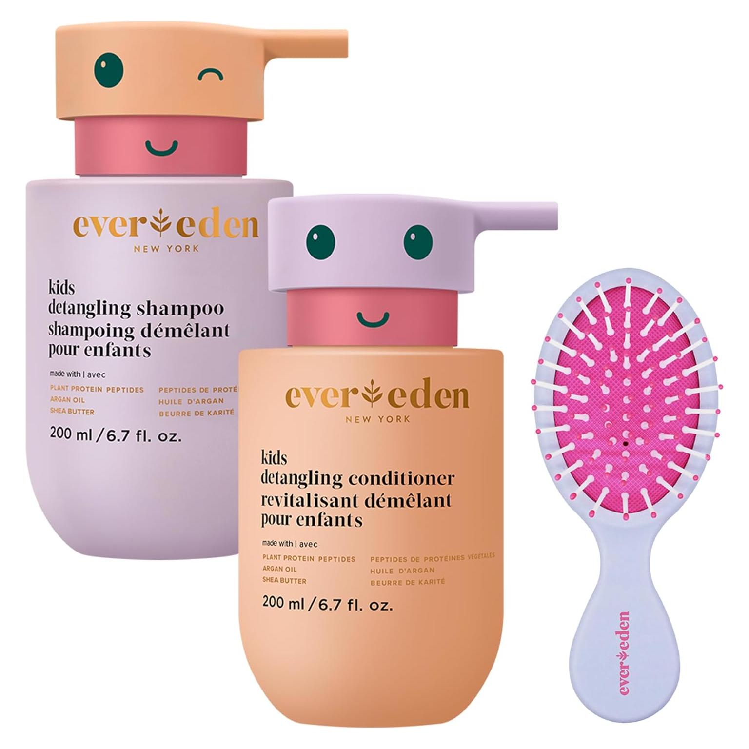 Set Champú y Acondicionador Vegano Evereden para Niños 660g