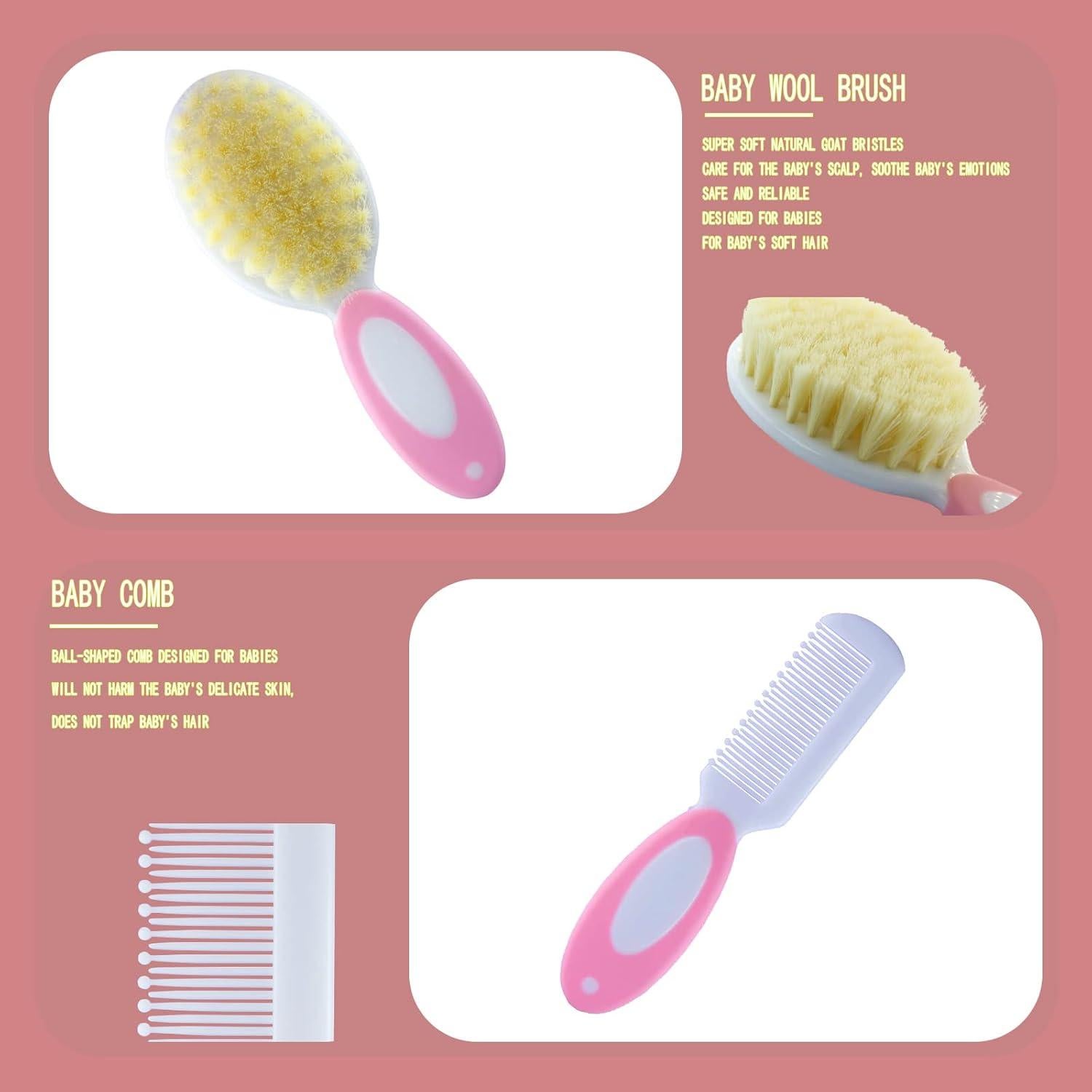 Kit de Cuidado para Bebés 10 en 1 VZAYQUP - Rosa