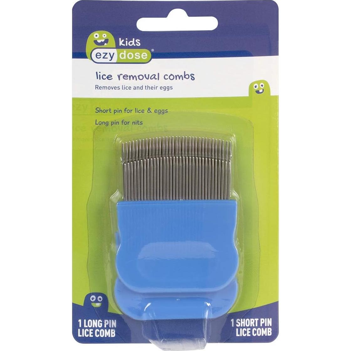 Peines Ezy Dose para Piojos y Liendres - Acero Inoxidable - 2 Piezas