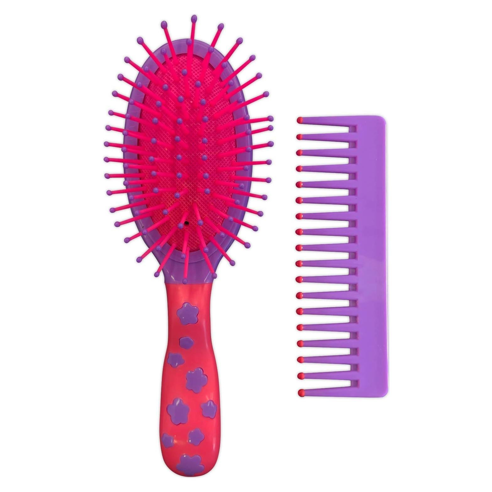 Set de Cepillo y Peine Scunci para Niñas - 2 Piezas