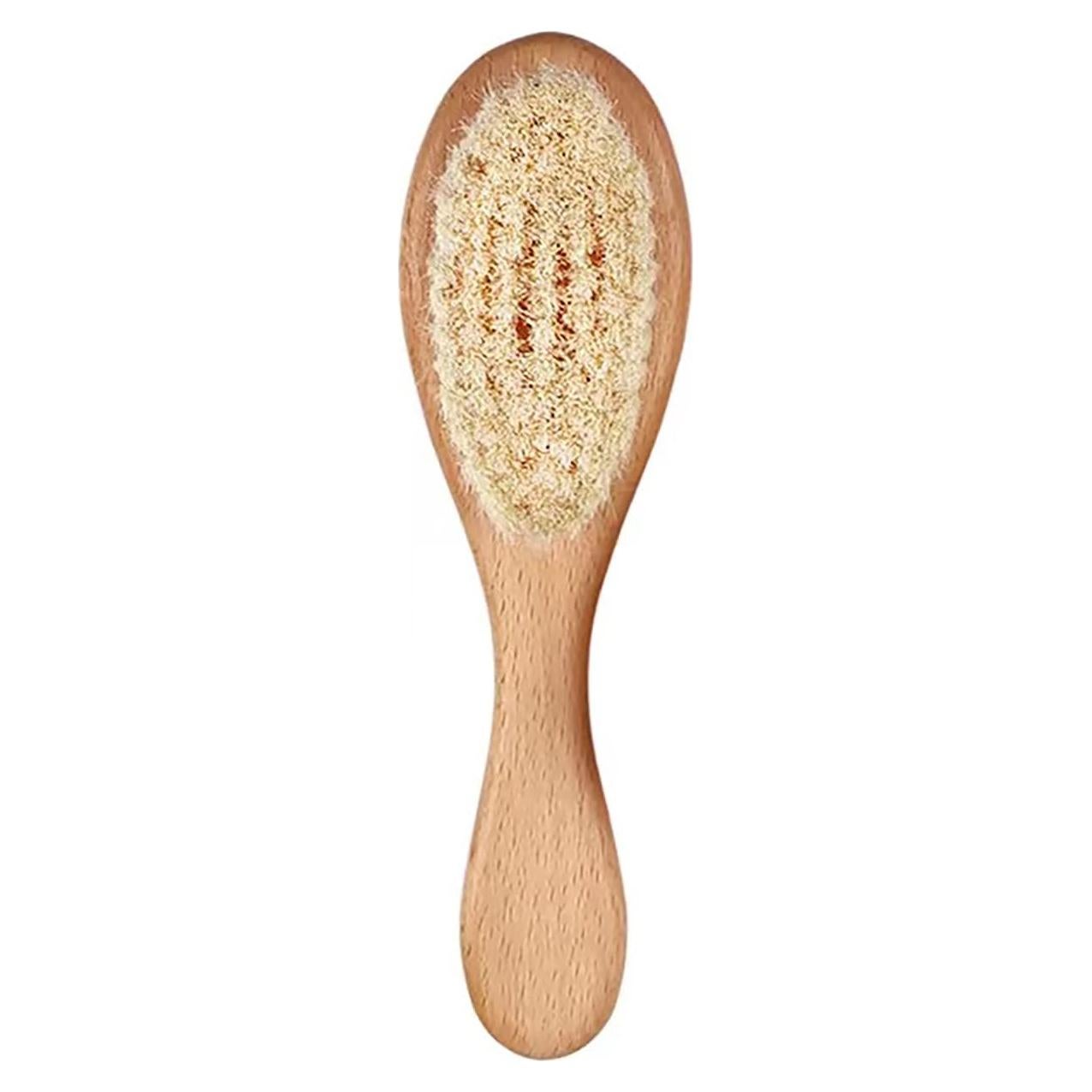 Cepillo Suave para Bebés Huayingmei con Mango de Madera