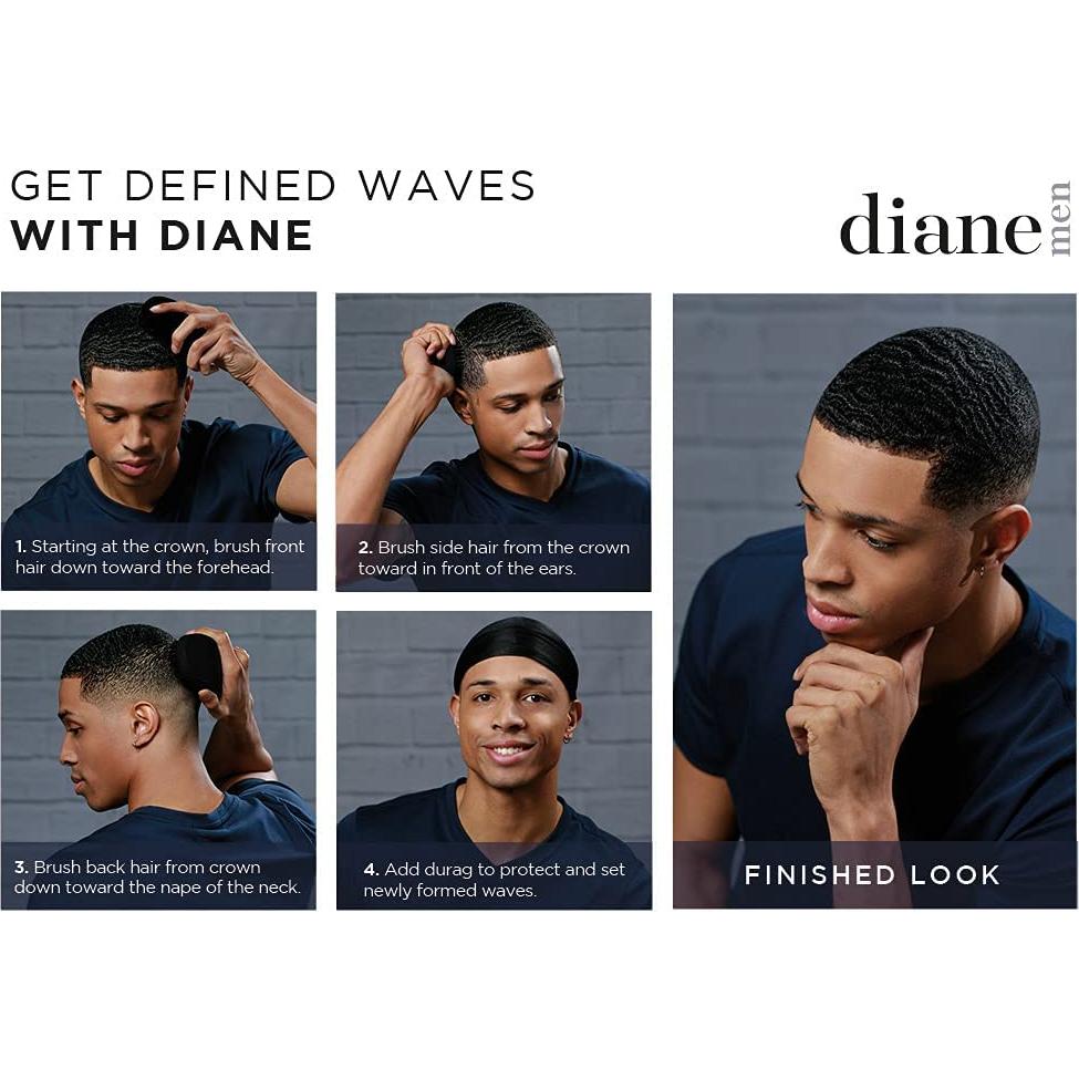 Cepillo de Cerdas de Jabalí Diane D8169 para Cabello Fino a Medio