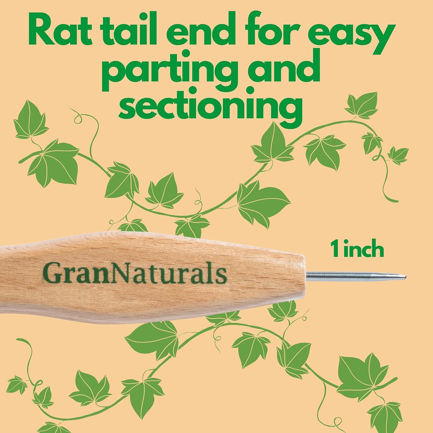 Cepillo de Cerda de Jabalí GranNaturals para Alisar y Estilizar