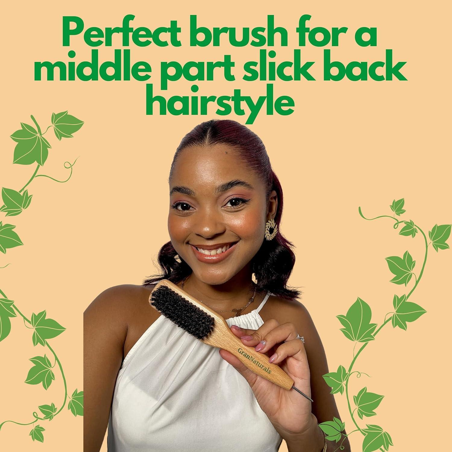 Cepillo de Cerda de Jabalí GranNaturals para Alisar y Estilizar