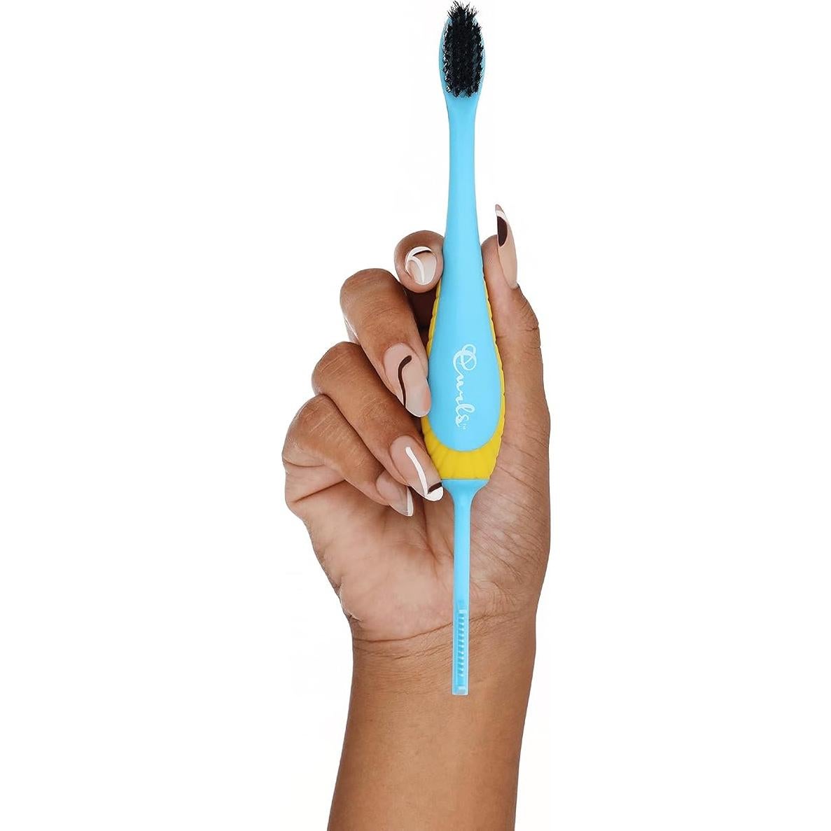 Cepillo de Bordes 3 en 1 CURLS - Suaviza y Define Cabellos