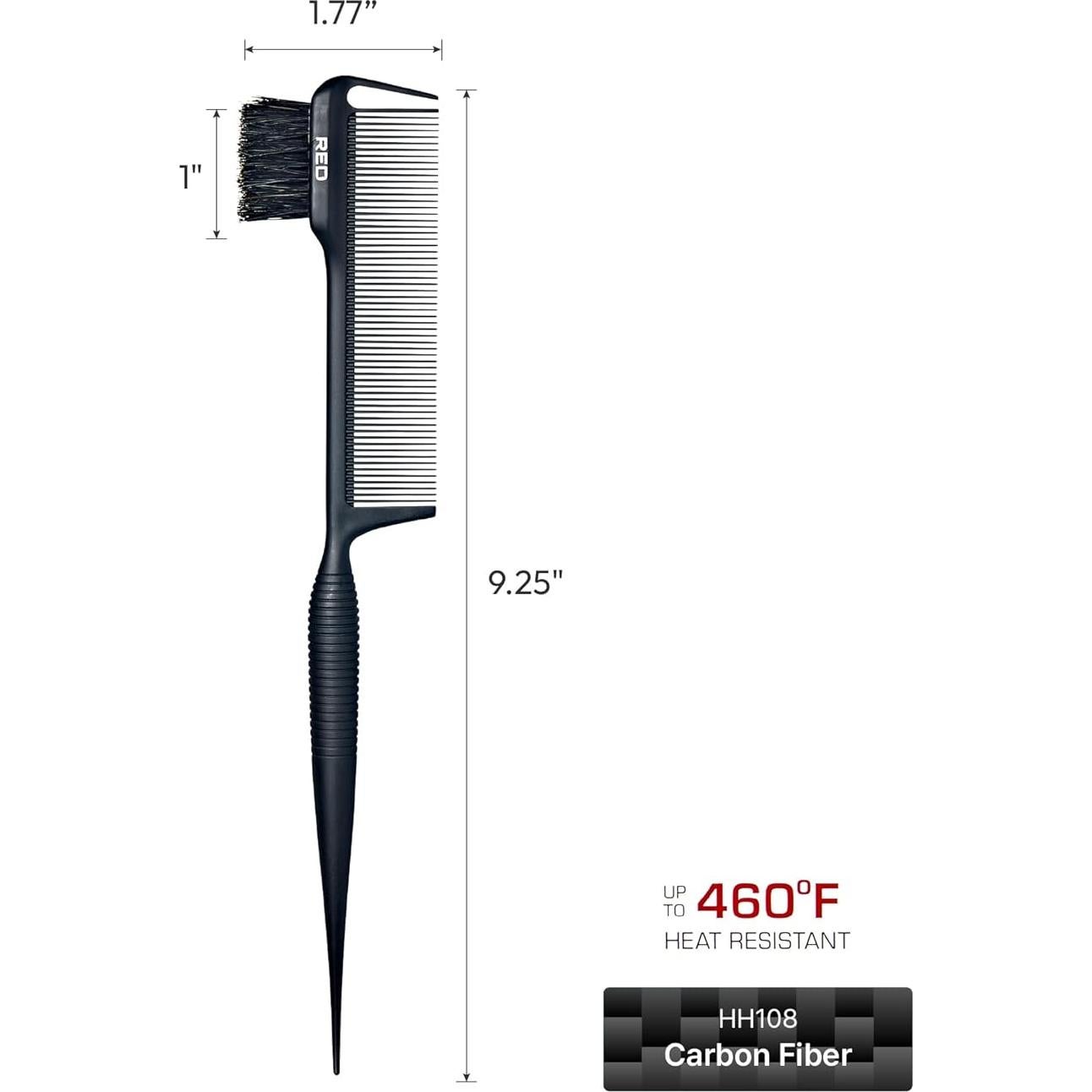 Peine de Estilizado RED by Kiss Fibra de Carbono 3 en 1