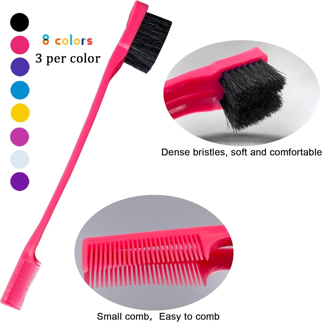 Juego de 24 Cepillos y Peines para Cabello AcceLeah