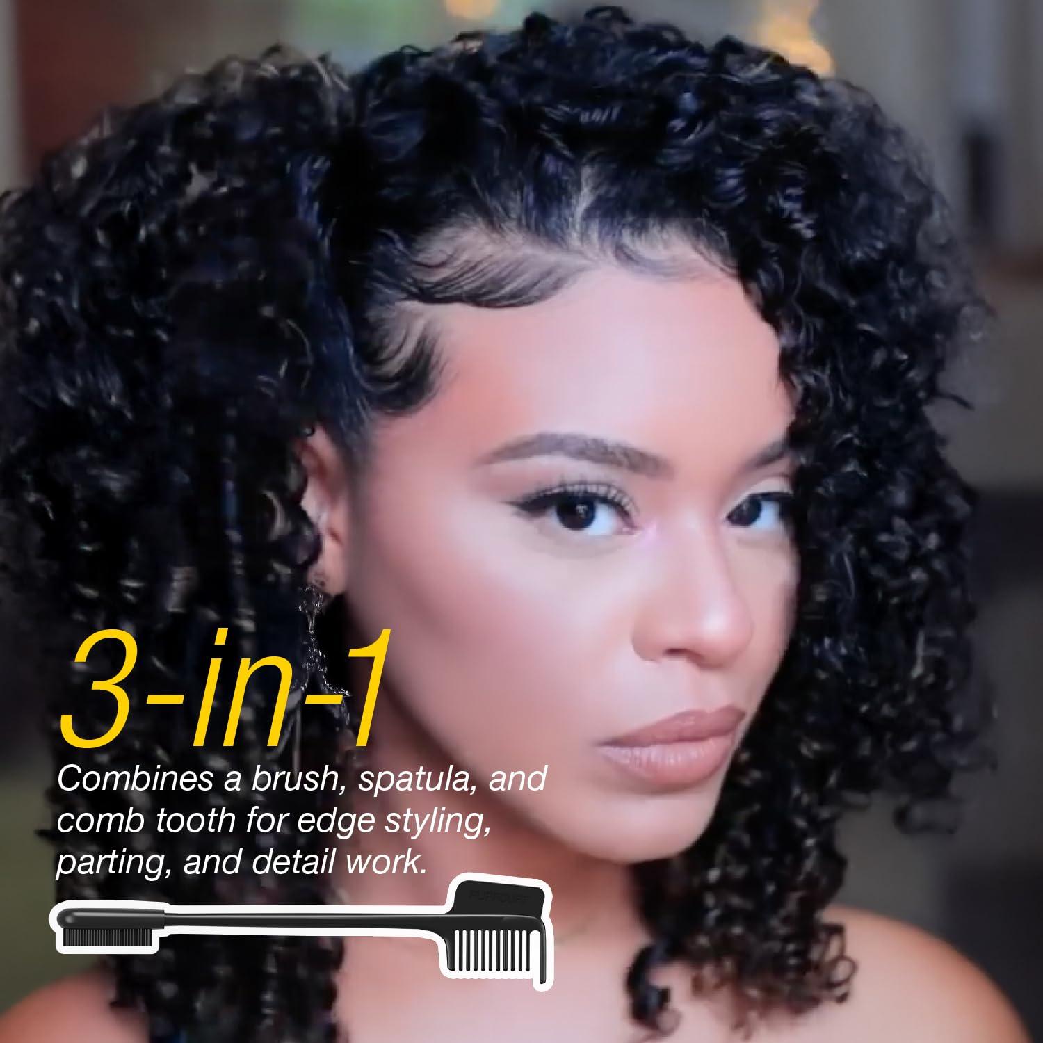 Cepillo de Bordes PuffCuff Edgemaster para Cabello Texturizado