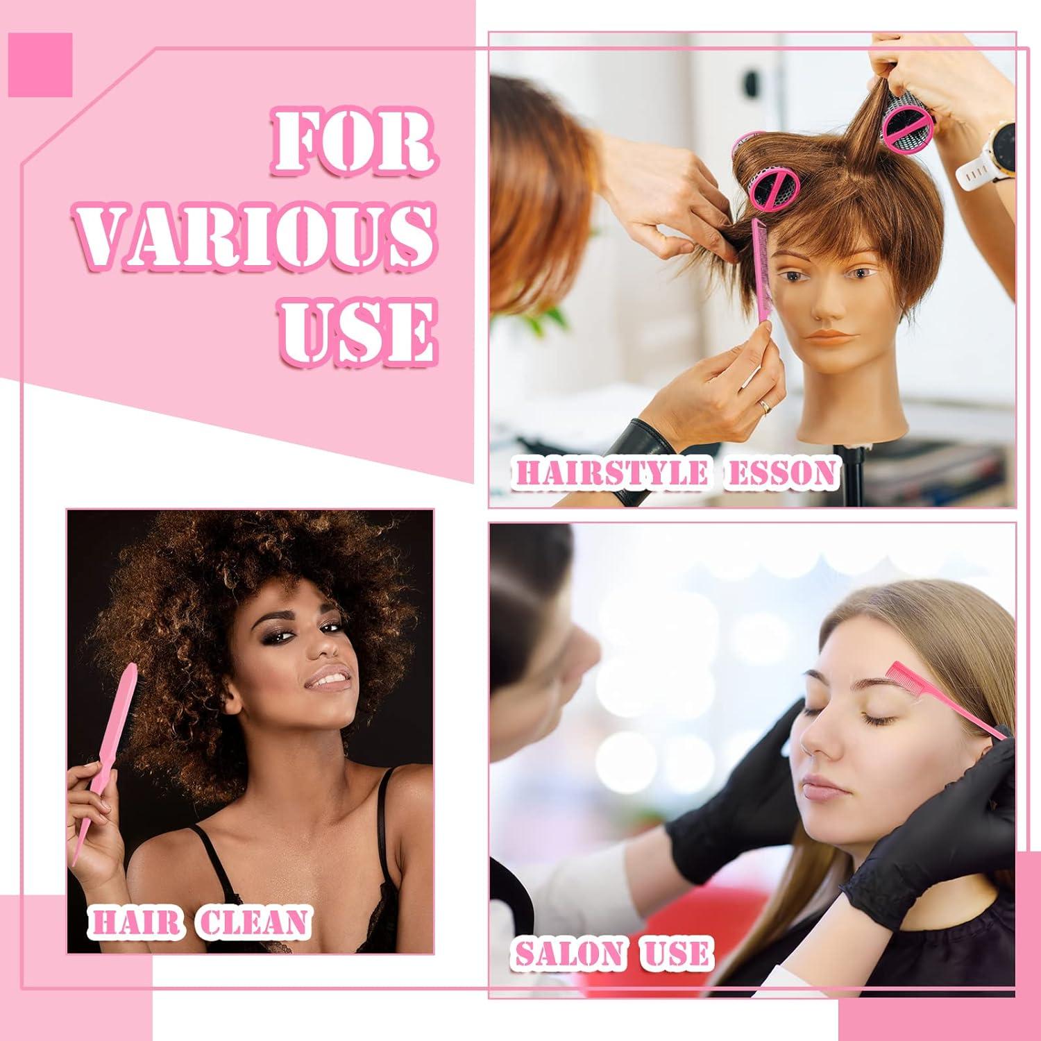 Juego de Estilizado de Cabello Youyole 90 Piezas Rosa