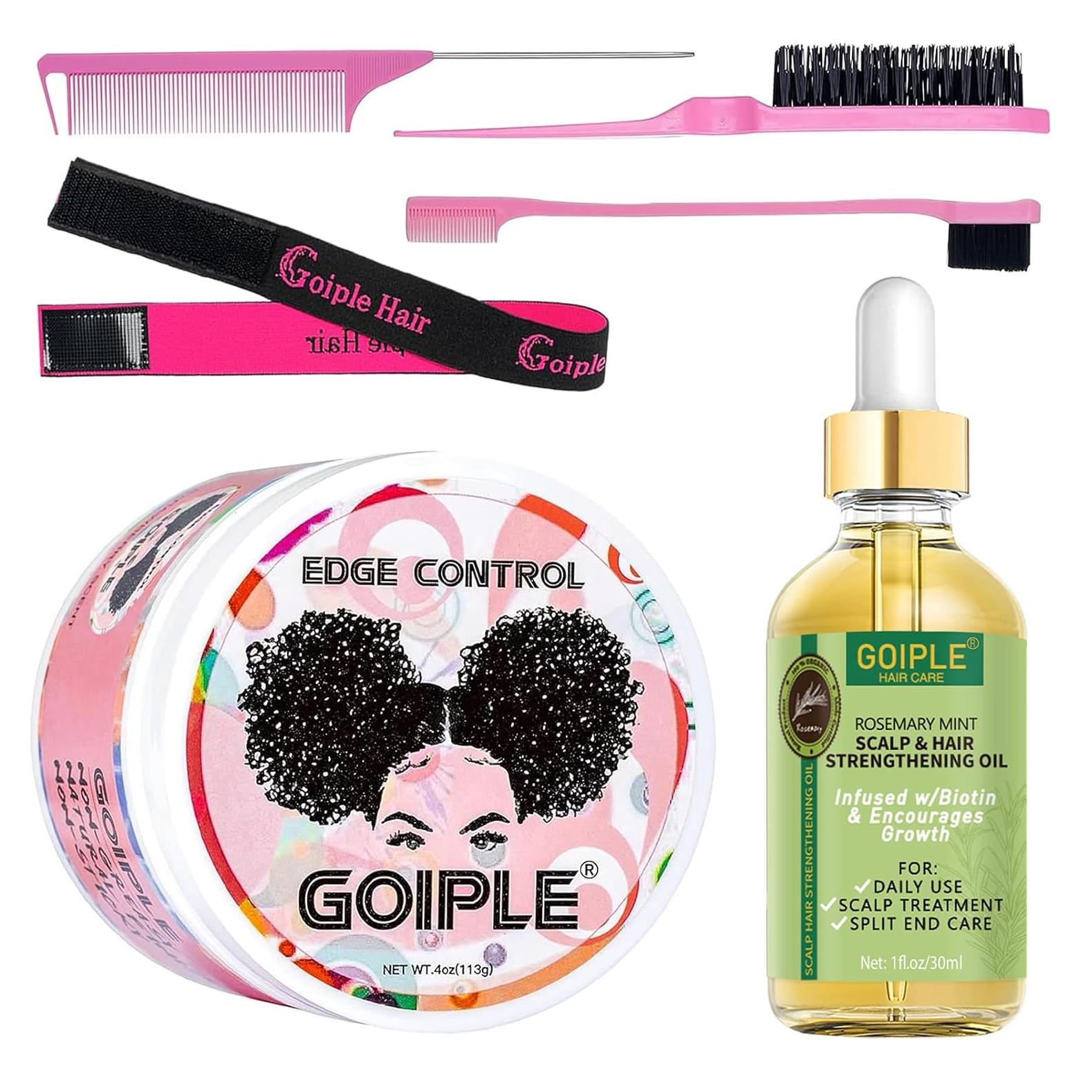 Cera de Control de Bordes WOZUTUNT 113.4 g + Aceite de Romero