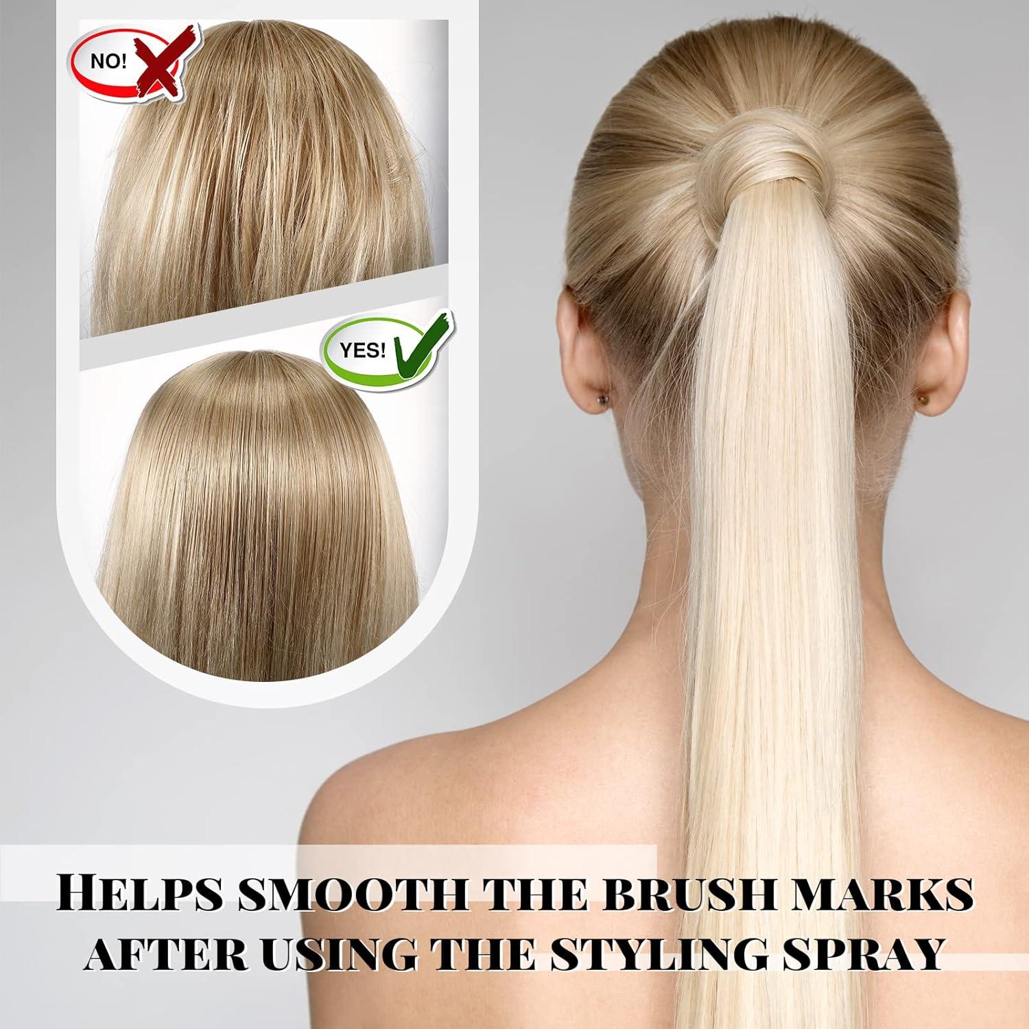 Juego de 2 Cepillos Alisadores Nuenen para Peinados de Baile