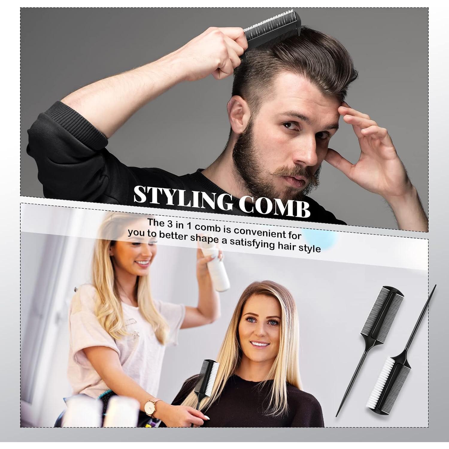 Juego de 2 Cepillos Alisadores Nuenen para Peinados de Baile