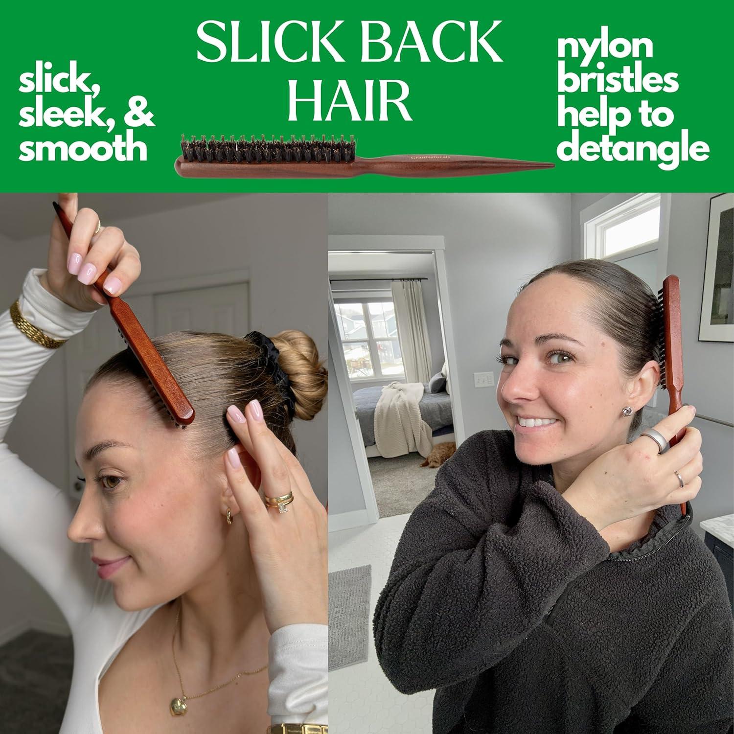 Cepillo de Teasing GranNaturals con Cerdas de Jabalí y Nylon - Volumen y Alisado