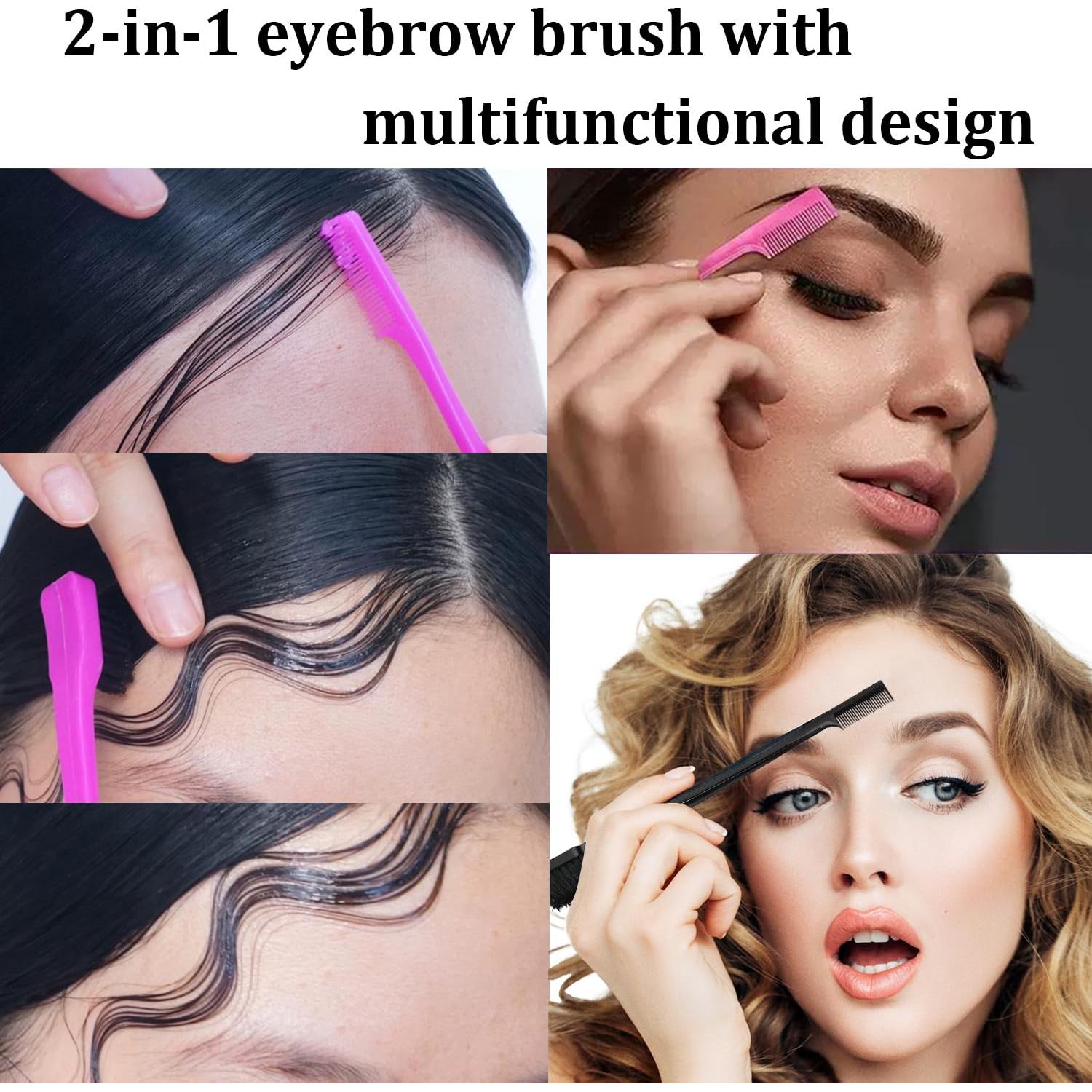 Juego de Peines y Cepillos XunL para Peinado de Cabello - Amarillo