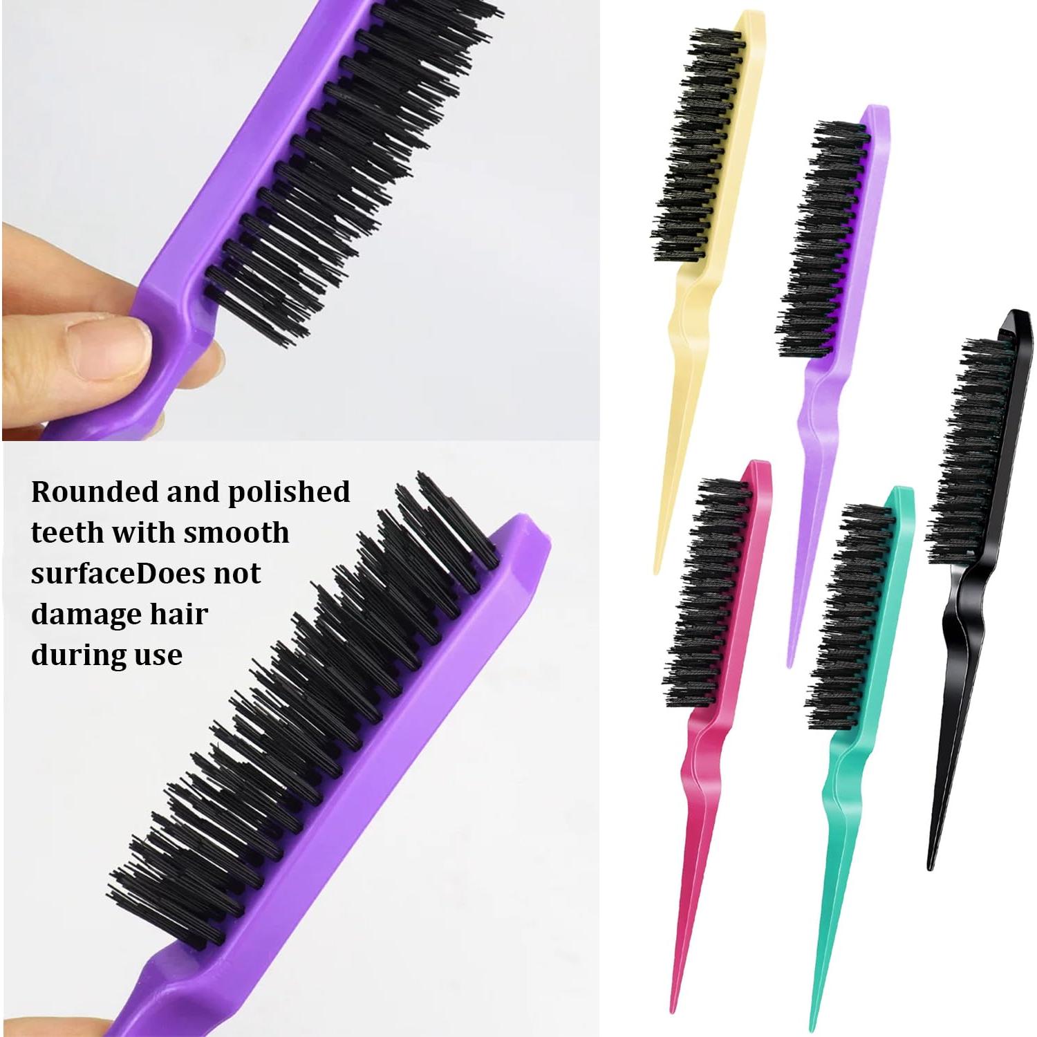 Juego de Peines y Cepillos XunL para Peinado de Cabello - Amarillo