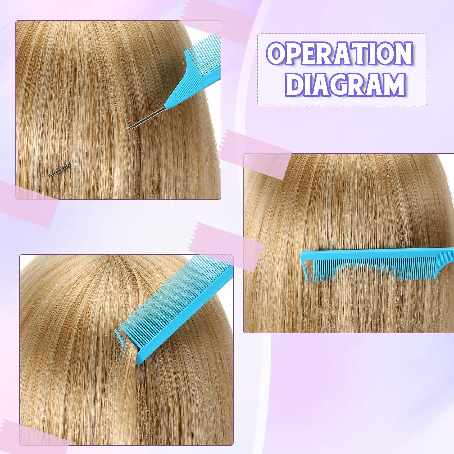 Juego de Estilizado de Cabello 8 Piezas Zopeal - Peines y Clips
