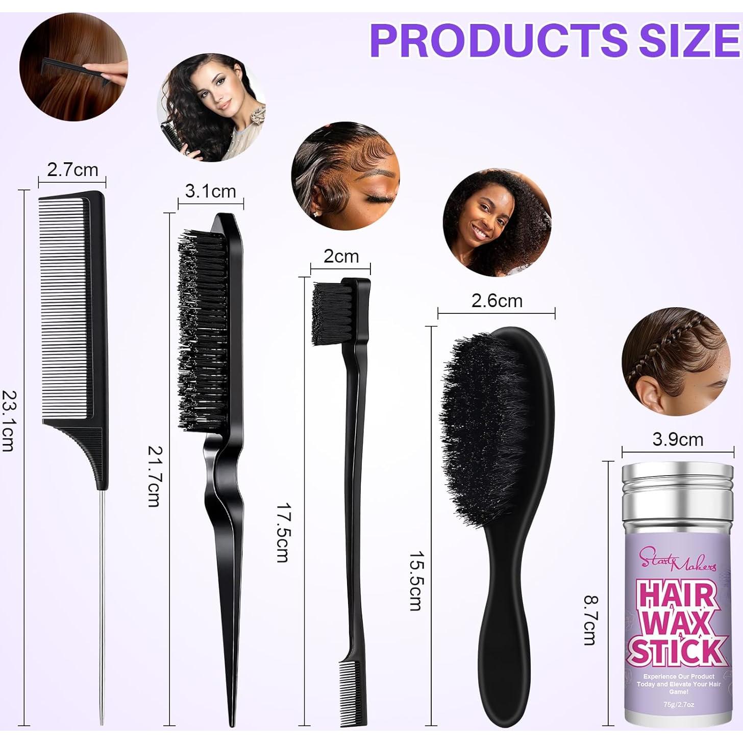 Set de Cera para Peinar Start Makers 5 Piezas - Cepillos y Peine