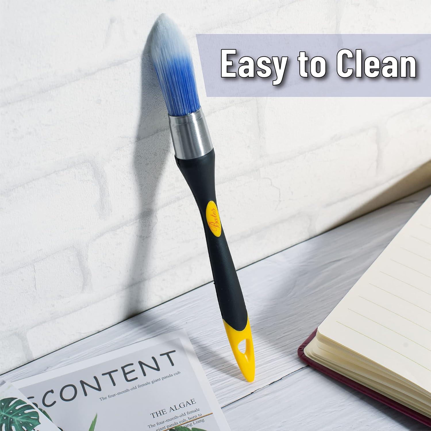 Brocha de Recorte Bates 1.9 cm Amarillo-Negro Profesional