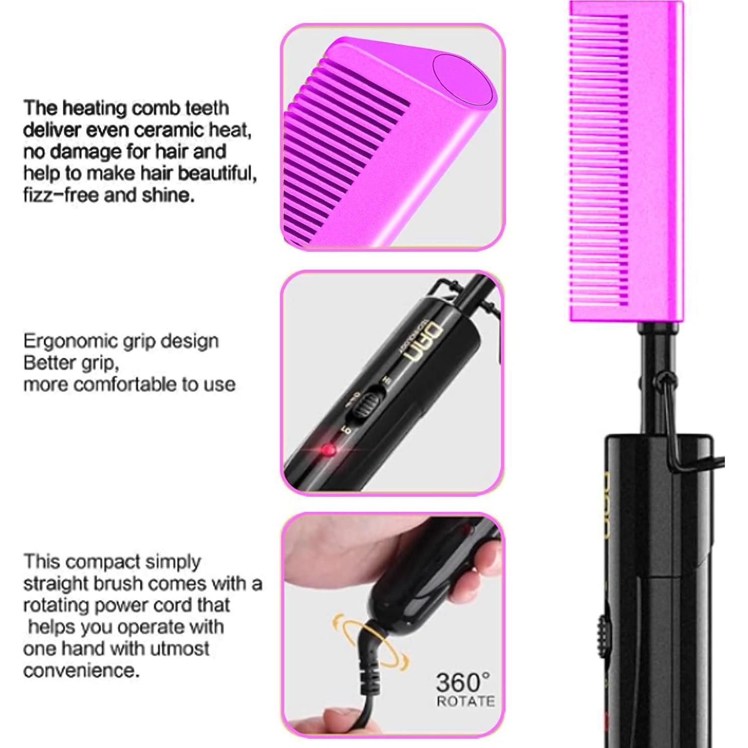 Kit de Estilizado de Cabello DAN Technology - Peina Caliente y Cepillos