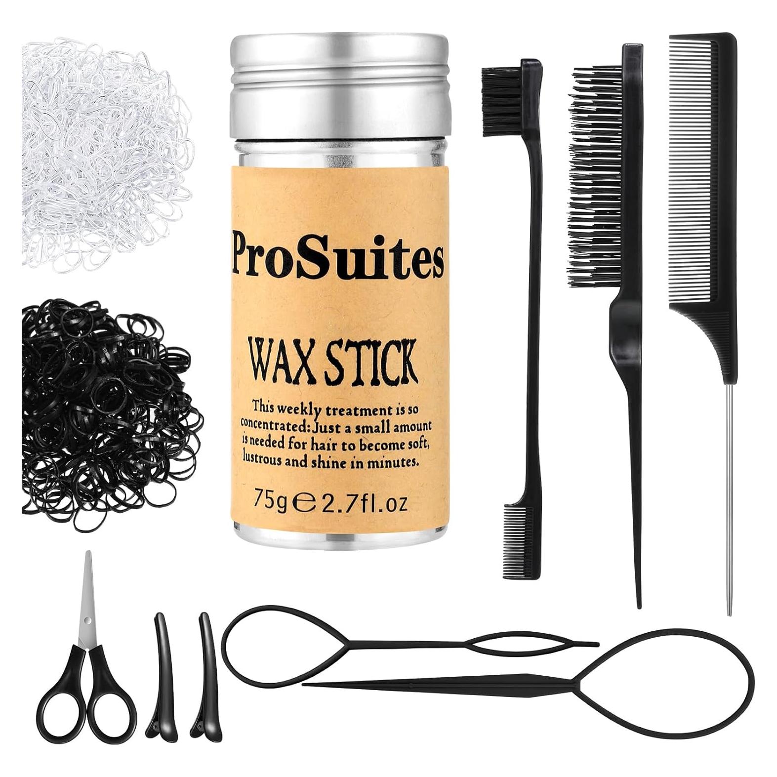 Juego de Cepillos para el Cabello Slick Back con Cera y Accesorios