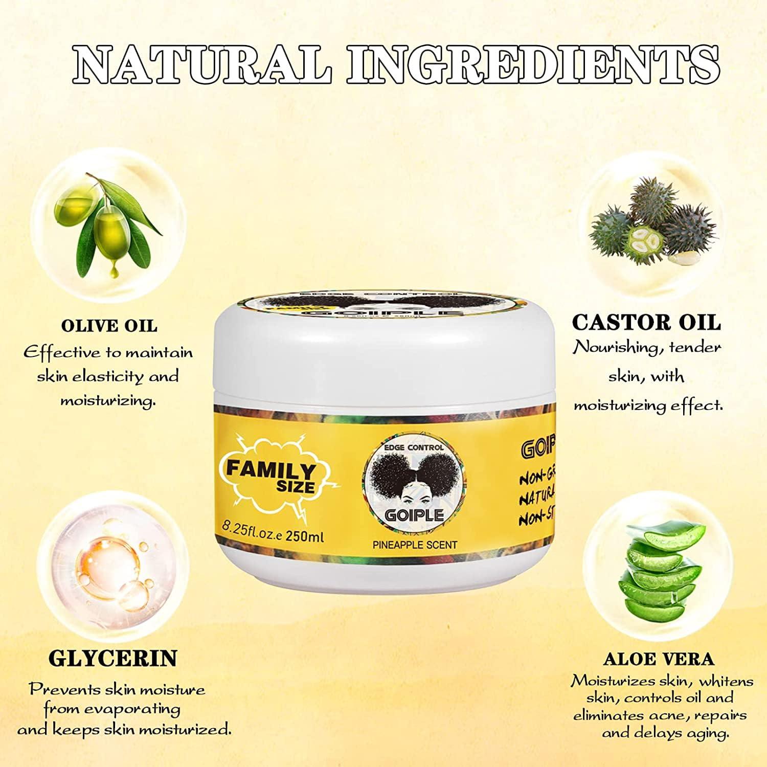 Cera de Control de Bordes Goiple 250ml para Mujeres - Fijación Extrema